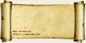 Alimpije Binić vizit kartica